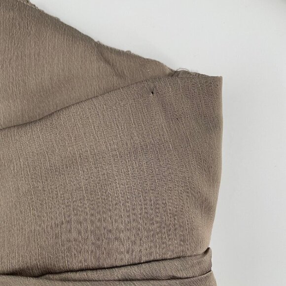 Alvina Valenta Taupe Sweetheart Neck Prom Chiffon Bridesmaid Dress Womens Size 6 - Picture 7 of 11